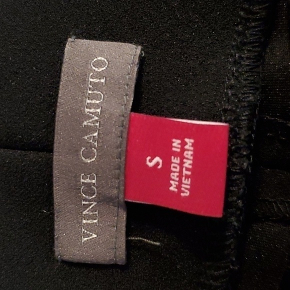 Vince Camuto- Black front slit Dress Pants Neutral Mod Sz.Small - Picture 4 of 5